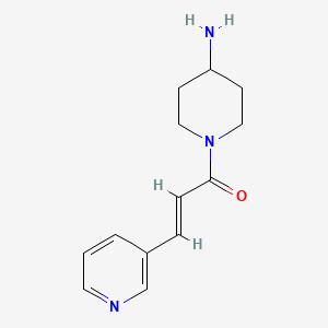 (2E)-1-(4-aminopiperidin-1-yl)-3-(pyridin-3-yl)prop-2-en-1-one