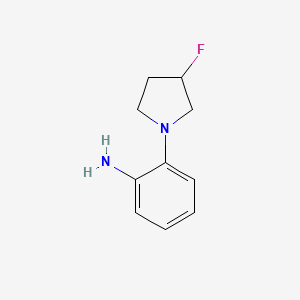 2-(3-Fluoropyrrolidin-1-yl)aniline