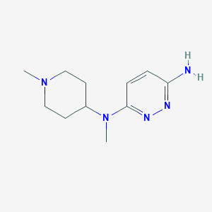 N3-methyl-N3-(1-methylpiperidin-4-yl)pyridazine-3,6-diamine