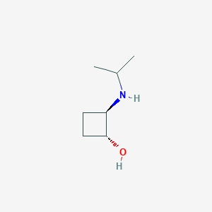trans-2-[(Propan-2-yl)amino]cyclobutan-1-ol