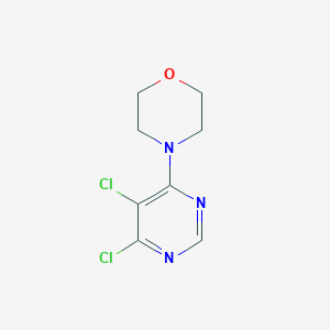 molecular formula C8H9Cl2N3O B1531670 4-(5,6-Dichloro-4-pyrimidinyl)morpholine CAS No. 1823359-56-3