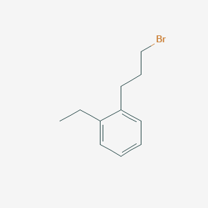 molecular formula C11H15Br B15316815 1-(3-Bromopropyl)-2-ethylbenzene 
