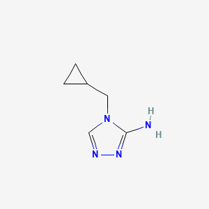 4-(Cyclopropylmethyl)-4H-1,2,4-triazol-3-ylamine