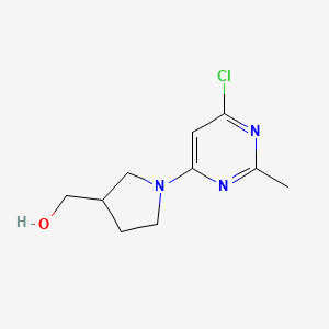 [1-(6-Chloro-2-methylpyrimidin-4-yl)pyrrolidin-3-yl]methanol