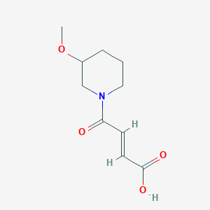 (E)-4-(3-methoxypiperidin-1-yl)-4-oxobut-2-enoic acid