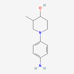 1-(4-Aminophenyl)-3-methylpiperidin-4-ol