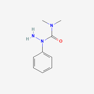 molecular formula C9H13N3O B15316934 N,N-Dimethyl-1-phenylhydrazine-1-carboxamide CAS No. 52185-22-5