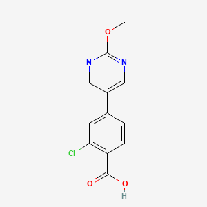 2-Chloro-4-(2-methoxypyrimidin-5-yl)benzoic acid