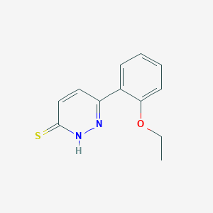 molecular formula C12H12N2OS B1531703 6-(2-Ethoxyphenyl)pyridazine-3-thiol CAS No. 1699989-52-0