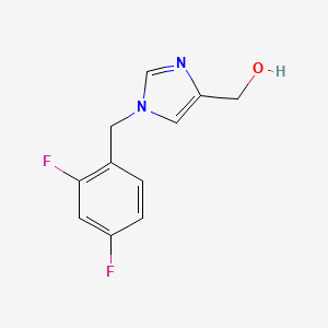 (1-(2,4-difluorobenzyl)-1H-imidazol-4-yl)methanol