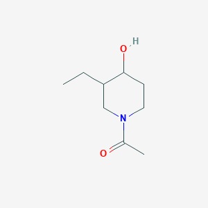 1-(3-Ethyl-4-hydroxypiperidin-1-yl)ethan-1-one