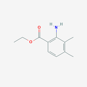 molecular formula C11H15NO2 B15317134 Ethyl 2-amino-3,4-dimethylbenzoate 