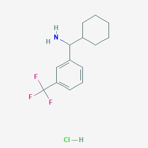 Cyclohexyl[3-(trifluoromethyl)phenyl]methanamine hydrochloride