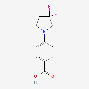 molecular formula C11H11F2NO2 B1531723 4-(3,3-Difluoropyrrolidin-1-yl)benzoic acid CAS No. 1780553-20-9