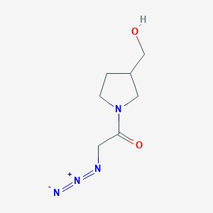 2-Azido-1-(3-(hydroxymethyl)pyrrolidin-1-yl)ethan-1-one