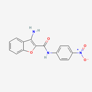 3-amino-N-(4-nitrophenyl)-1-benzofuran-2-carboxamide
