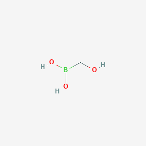 molecular formula CH5BO3 B15317444 Hydroxymethylboronic acid 