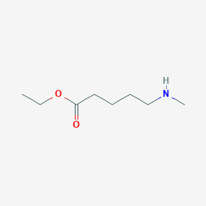 molecular formula C8H17NO2 B15317501 Ethyl 5-(methylamino)pentanoate 