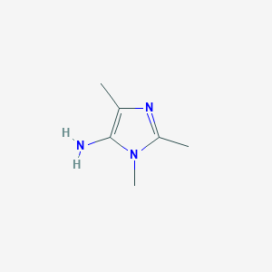 molecular formula C6H11N3 B15317591 trimethyl-1H-imidazol-5-amine 