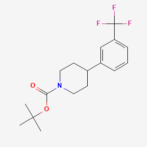 molecular formula C17H22F3NO2 B15317639 Tert-butyl 4-(3-(trifluoromethyl)phenyl)piperidine-1-carboxylate 