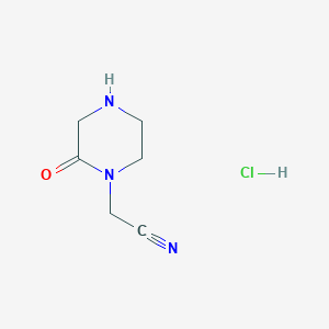 2-(2-Oxopiperazin-1-yl)acetonitrile hydrochloride