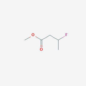 molecular formula C5H9FO2 B15317693 Methyl3-fluorobutanoate 