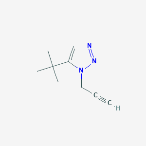 molecular formula C9H13N3 B1531781 5-tert-butyl-1-(prop-2-yn-1-yl)-1H-1,2,3-triazole CAS No. 2098078-48-7