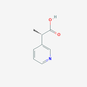 molecular formula C8H9NO2 B15317841 (S)-2-(Pyridin-3-yl)propanoic acid 