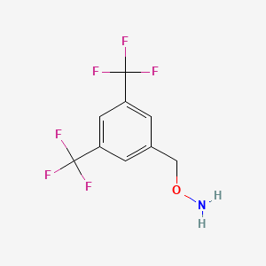 molecular formula C9H7F6NO B15317964 O-(3,5-bis(trifluoromethyl)benzyl)hydroxylamine 