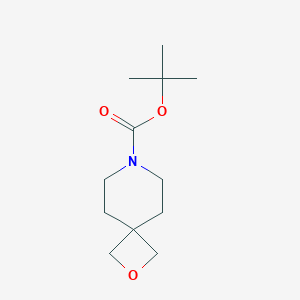 molecular formula C12H21NO3 B153180 叔丁基2-氧杂-7-氮杂螺[3.5]壬烷-7-羧酸酯 CAS No. 240401-27-8