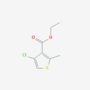 molecular formula C8H9ClO2S B15318068 Ethyl 4-chloro-2-methylthiophene-3-carboxylate 