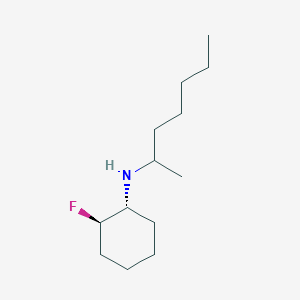 (1R,2R)-2-fluoro-N-(heptan-2-yl)cyclohexan-1-amine