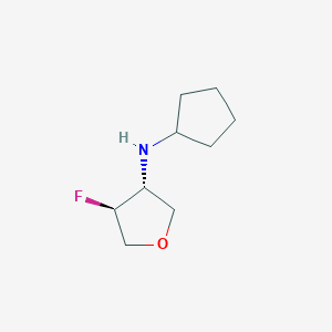 (3R,4S)-N-cyclopentyl-4-fluorooxolan-3-amine