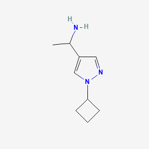 1-(1-cyclobutyl-1H-pyrazol-4-yl)ethan-1-amine