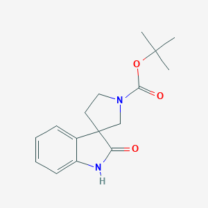 molecular formula C16H20N2O3 B153186 tert-Butyl 2-oxospiro[indoline-3,3'-pyrrolidine]-1'-carboxylate CAS No. 205383-87-5