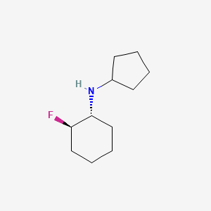 molecular formula C11H20FN B1531871 (1R,2R)-N-cyclopentyl-2-fluorocyclohexan-1-amine CAS No. 1867826-21-8