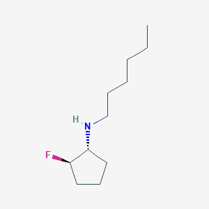 molecular formula C11H22FN B1531872 (1R,2R)-2-fluoro-N-hexylcyclopentan-1-amine CAS No. 2165724-70-7