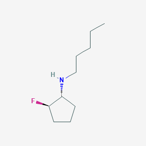 molecular formula C10H20FN B1531874 (1R,2R)-2-fluoro-N-pentylcyclopentan-1-amine CAS No. 2165966-05-0
