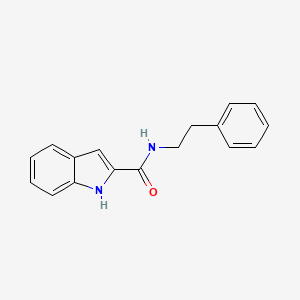 molecular formula C17H16N2O B15318768 N-(2-phenylethyl)-1H-indole-2-carboxamide 
