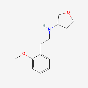 molecular formula C13H19NO2 B1531887 N-[2-(2-methoxyphenyl)ethyl]oxolan-3-amine CAS No. 1594445-98-3