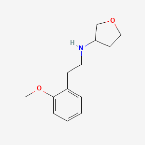 N-[2-(2-methoxyphenyl)ethyl]oxolan-3-amine