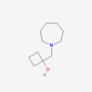 1-[(Azepan-1-yl)methyl]cyclobutan-1-ol