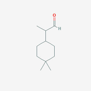 molecular formula C11H20O B15318887 2-(4,4-Dimethylcyclohexyl)propanal 