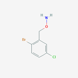 molecular formula C7H7BrClNO B15318905 O-(2-Bromo-5-chlorobenzyl)hydroxylamine 