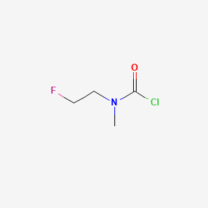 molecular formula C4H7ClFNO B15318908 N-(2-fluoroethyl)-N-methylcarbamoylchloride 