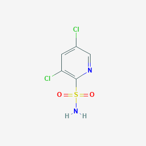 molecular formula C5H4Cl2N2O2S B15318916 3,5-Dichloropyridine-2-sulfonamide 