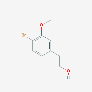 molecular formula C9H11BrO2 B15318965 4-Bromo-3-methoxybenzeneethanol 