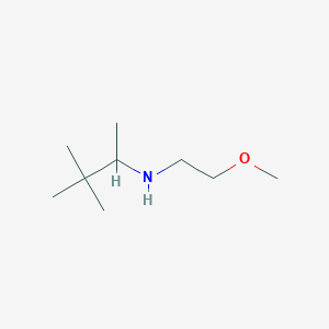 molecular formula C9H21NO B1531911 N-(2-Methoxyethyl)-3,3-dimethylbutan-2-amine CAS No. 1567056-43-2