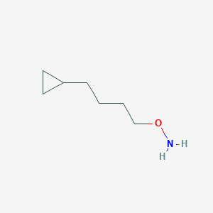 molecular formula C7H15NO B15319143 O-(4-cyclopropylbutyl)hydroxylamine 