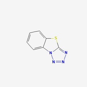 molecular formula C7H4N4S B15319157 Tetrazolo[5,1-b][1,3]benzothiazole CAS No. 248-02-2